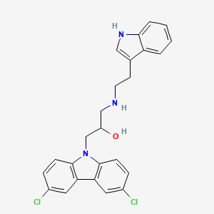molecular formula C25H23Cl2N3O B1669873 DNMT1-IN-4 