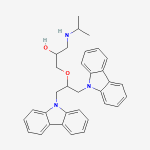 1-[1,3-Di(carbazol-9-yl)propan-2-yloxy]-3-(propan-2-ylamino)propan-2-ol