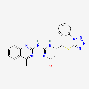 molecular formula C21H17N9OS B1669885 DCE_254 