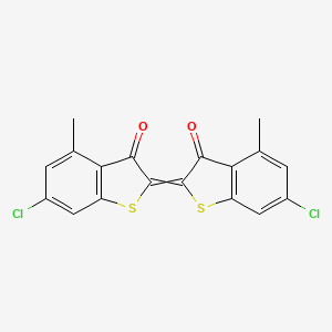 molecular formula C18H10Cl2o2s2 B1669901 D&C Red No. 30 CAS No. 2379-74-0