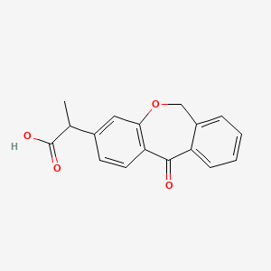 2-(6,11-Dihydro-11-oxodibenz(b,e)oxepin-3-yl)propionic acid