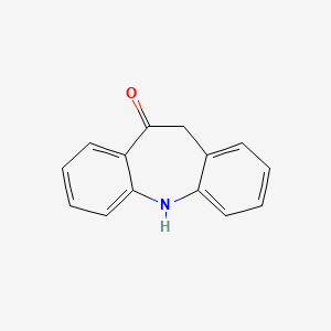 molecular formula C14H11NO B1669924 DE(5-carboxamide)oxcarbazepine CAS No. 21737-58-6