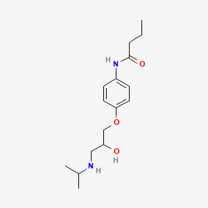 molecular formula C16H26N2O3 B1669928 Deacetyl acebutolol CAS No. 27783-53-5