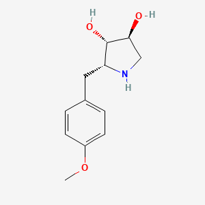 molecular formula C12H17NO3 B1669929 Deacetylanisomycin CAS No. 27958-06-1