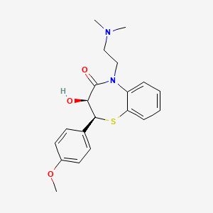 molecular formula C20H24N2O3S B1669934 Deacetyldiltiazem CAS No. 42399-40-6