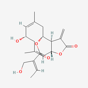 molecular formula C20H26O6 B1669935 Deacetyleupaserrin CAS No. 38456-39-2