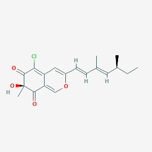 molecular formula C19H21ClO4 B1669944 Deacetylsclerotiorin CAS No. 34696-50-9