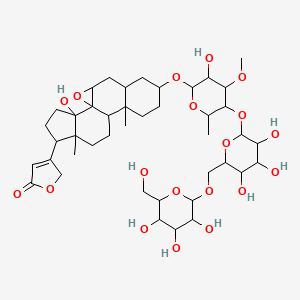 molecular formula C42H64O19 B1669946 Deacetyltanghinoside CAS No. 82145-56-0