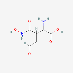 molecular formula C6H10N2O5 B1669957 Dealanylalahopcin CAS No. 96565-32-1