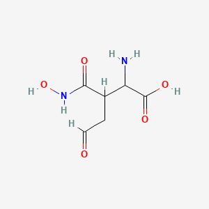 2-Amino-3-(hydroxycarbamoyl)-5-oxopentanoic acid