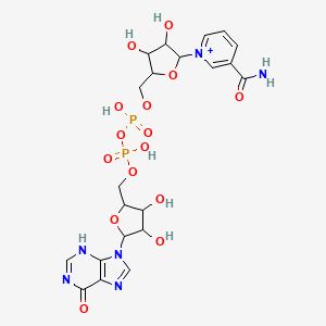 molecular formula C21H27N6O15P2+ B1669959 Deamino-NAD CAS No. 1851-07-6