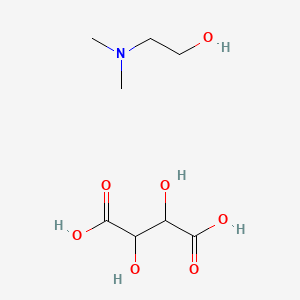 molecular formula C8H17NO7 B1669964 Deanol bitartrate CAS No. 5988-51-2