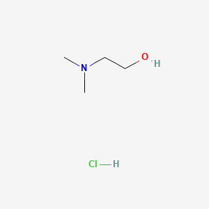 molecular formula C4H12ClNO B1669966 2-(Dimethylamino)ethanol hydrochloride CAS No. 2498-25-1