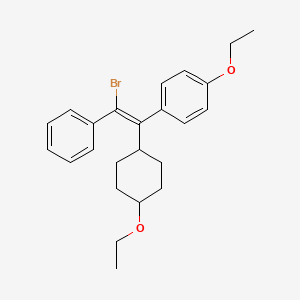 molecular formula C24H29BrO2 B1669972 Debestran CAS No. 60883-77-4
