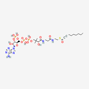 molecular formula C31H50N7O17P3S B1669983 Dec-2-ynoyl-coenzyme A CAS No. 105528-05-0