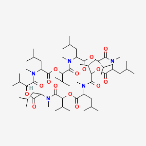 molecular formula C60H105N5O15 B1669987 Decabassianolide CAS No. 71326-79-9