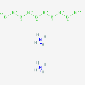 molecular formula C4H30B10N22+ B1669988 Diammonium decaborane CAS No. 12046-71-8
