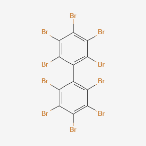 molecular formula C12Br10 B1669990 Decabromobiphenyl CAS No. 13654-09-6