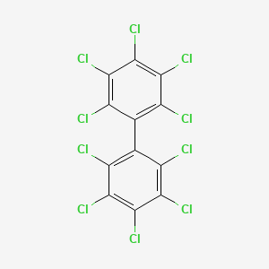 molecular formula C12Cl10 B1669993 Decachlorobiphenyl CAS No. 2051-24-3