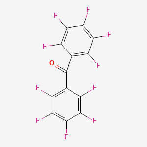 molecular formula C13F10O B1669999 Decafluorobenzophenone CAS No. 853-39-4