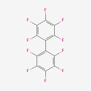 molecular formula C12F10 B1670000 Decafluorobiphenyl CAS No. 434-90-2