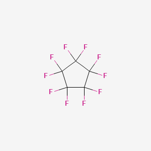 molecular formula C5F10 B1670001 Perfluorocyclopentane CAS No. 376-77-2