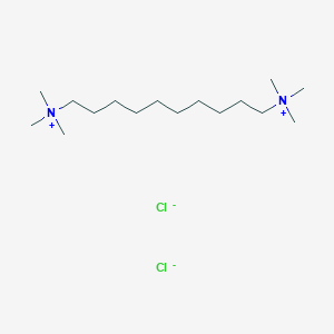molecular formula C16H38Cl2N2 B1670008 Decamethonium chloride CAS No. 3198-38-7