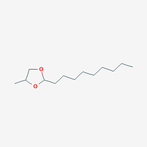 molecular formula C13H26O2 B1670023 4-Methyl-2-nonyl-1,3-dioxolane CAS No. 5421-12-5