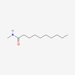 molecular formula C11H23NO B1670025 Decanamide, N-methyl- CAS No. 23220-25-9