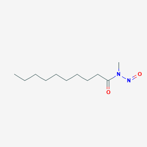 molecular formula C11H22N2O2 B1670026 n-Methyl-n-nitrosodecanamide CAS No. 16395-84-9