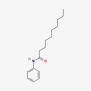 molecular formula C16H25NO B1670027 N-Phenyldecanamide CAS No. 15473-32-2