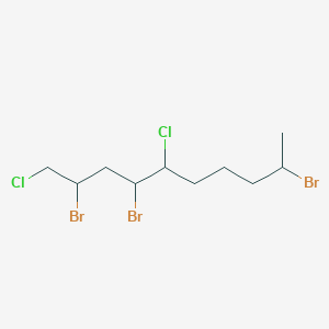 molecular formula C10H17Br3Cl2 B1670058 2,4,9-Tribromo-1,5-dichlorodecane CAS No. 68512-16-3