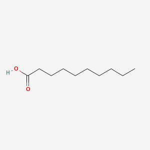molecular formula C10H20O2 B1670066 Decanoic Acid CAS No. 334-48-5