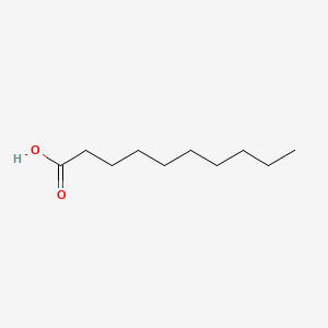 B1670066 Decanoic acid CAS No. 334-48-5