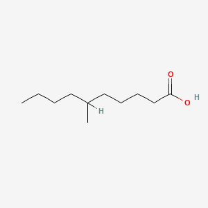 molecular formula C11H22O2 B1670074 Decanoic acid, 6-methyl- CAS No. 53696-14-3