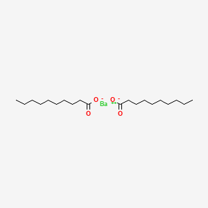 molecular formula C20H38BaO4 B1670077 Barium decanoate CAS No. 13098-41-4