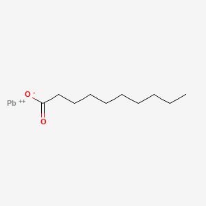 B1670079 Decanoic acid, lead salt CAS No. 20403-42-3