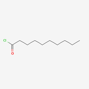 molecular formula C10H19ClO B1670087 Decanoyl chloride CAS No. 112-13-0