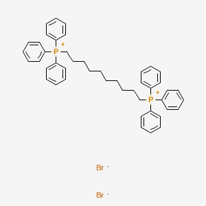 molecular formula C46H52Br2P2 B1670092 Triphenyl(10-(triphenylphosphoranyl)decyl)phosphorane CAS No. 917-20-4
