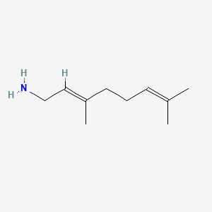 molecular formula C10H19N B1670096 (2E)-3,7-dimethylocta-2,6-dien-1-amine CAS No. 35278-77-4