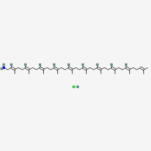 molecular formula C50H84ClN B1670097 Decaprenylamine hydrochloride CAS No. 77388-50-2