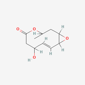 (8E)-7-hydroxy-3-methyl-4,11-dioxabicyclo[8.1.0]undec-8-en-5-one