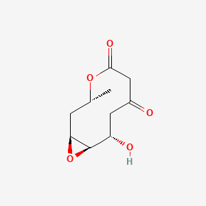 molecular formula C10H14O5 B1670109 Decarestrictine B CAS No. 127393-91-3