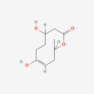 molecular formula C10H16O4 B1670110 Decarestrictine C CAS No. 140460-53-3