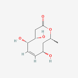 molecular formula C10H16O5 B1670111 Decarestrictine D CAS No. 127393-89-9