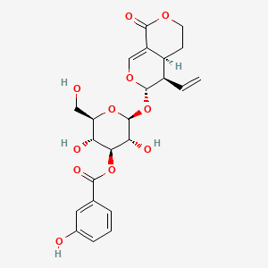 molecular formula C23H26O11 B1670121 Decentapicrin A CAS No. 77533-68-7