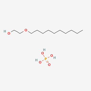 molecular formula C12H29O6P B1670127 Deceth-4 phosphate CAS No. 52019-36-0
