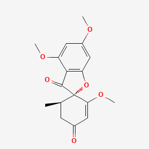 molecular formula C17H18O6 B1670131 Dechlorogriseofulvin CAS No. 3680-32-8