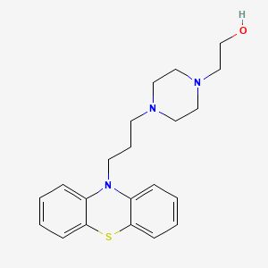 molecular formula C21H27N3OS B1670133 Dechloro perphenazine CAS No. 3533-97-9