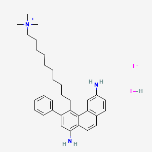 molecular formula C33H45I2N3 B1670135 Decidium diiodide CAS No. 123048-04-4